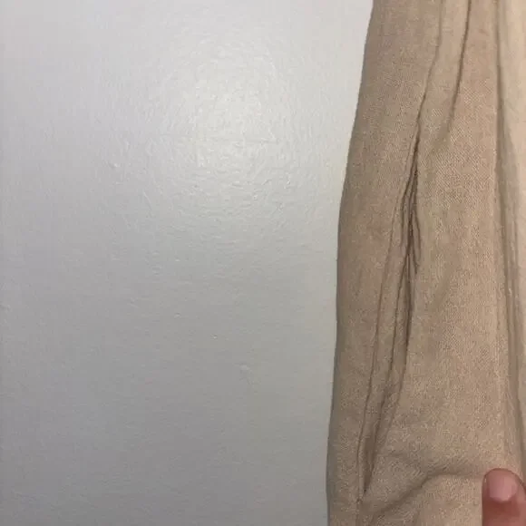 Elegant Tan Mini Dress - Picture 7 of 10